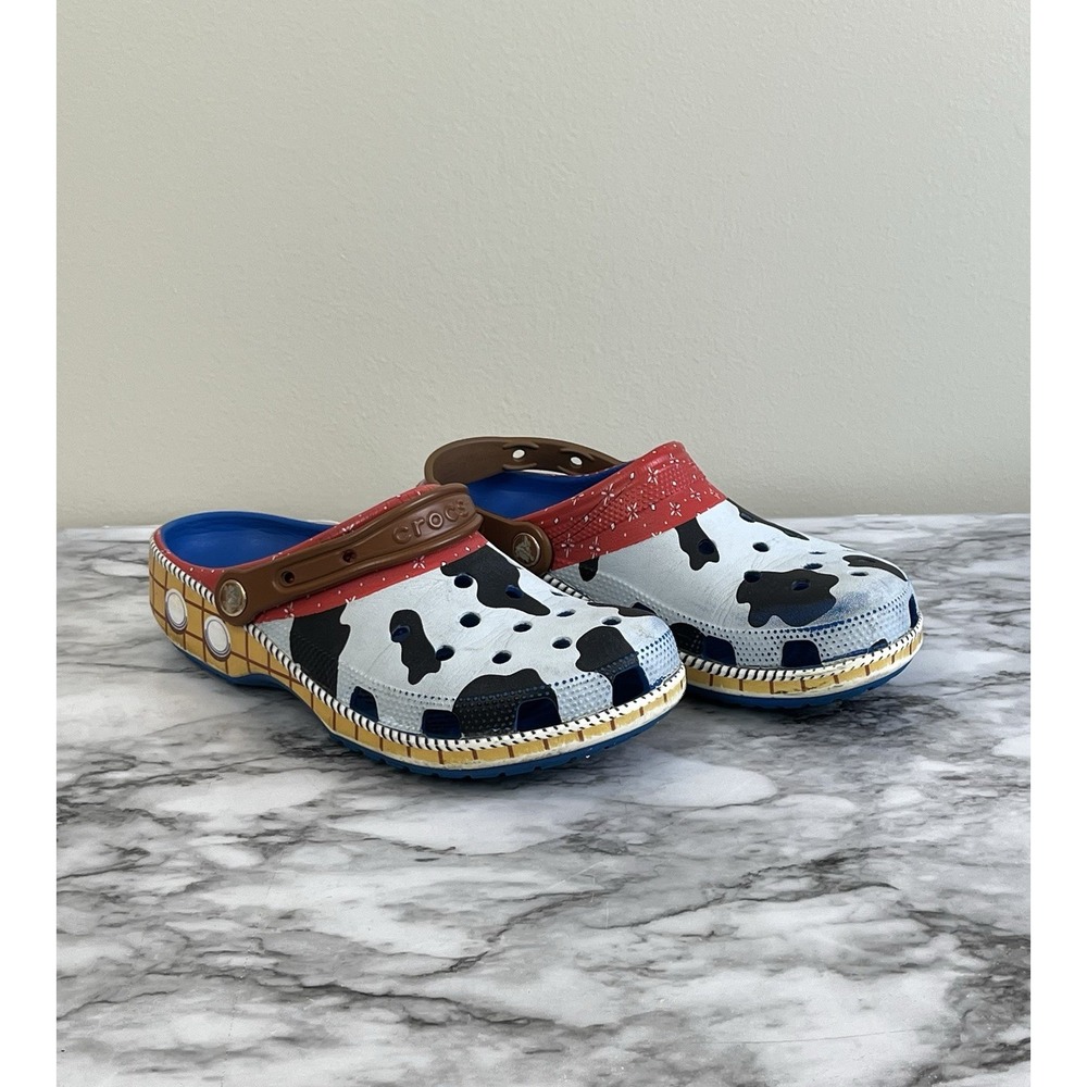 CROCS TOY STORY SHERIFF WOODY Classic Clog Unisex 7 Mens/9 Women's